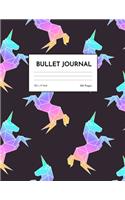 Bullet Journal: Pretty Unicorn Dot Grid Notebook - Dotted Note Pad for Kids, Girls, Teens, Tweens, Women - Gifts for Birthday and Christmas - Design 45536