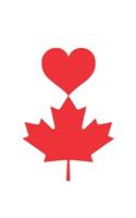 Kanada, ich liebe Kanada, canada, Montreal Montréal Quebéc Quebec Stadt 120 Seiten, liniert, Kanada Canada Maple Ahornblatt - Notizbuch, Vokabelbuch Notizblock, 120 Seiten, liniert, 6x9, Souvenir geeignet zum Geburtstag oder Weihnachten