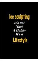 Ice sculpting It's not just a hobby It's a Lifestyle journal
