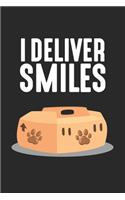 I Deliver Smiles: Animal Shelter Adoption Rescue Pet Transport box Notebook 6x9 Inches 120 dotted pages for notes, drawings, formulas - Organizer writing book planner