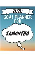 2020 Goal Planner For Samantha
