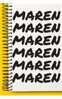 Name MAREN Customized Gift For MAREN A beautiful personalized