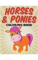 Horses & Ponies Coloring Book