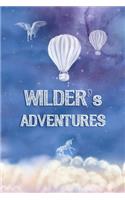 Wilder's Adventures: Softcover Personalized Keepsake Journal, Custom Diary, Writing Notebook with Lined Pages