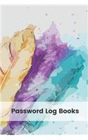Password Log Books: Personal Internet Address and Password Logbook Keeper Alphabetical Organizer Book Pocket Size 6x9 Inch Notebook (Volume 7)(7 Password Log Books)