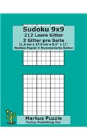 Sudoku 9x9 - 212 leere Gitter