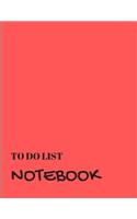 To Do List Notebook: Red With Priority Tasks with Due Date - Personal and Business Activities with Level of Importance