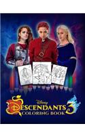 Descendants 3 Coloring Book: Jumbo Coloring Book with Exclusive and Premium Images for Kids & Adults (Unofficial)