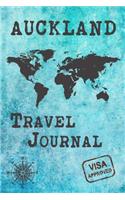 Auckland Travel Journal: Notebook 120 Pages 6x9 Inches - City Trip Vacation Planner Travel Diary Farewell Gift Holiday Planner