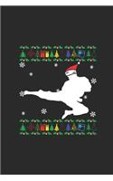 Ugly Christmas Karate: Dotted Bullet Notebook (6" x 9" - 120 pages) Christmas Themed Notebook for Daily Journal, Diary, and Gift