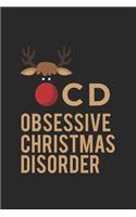 Merry Christmas obsessive christmas disorder moose: Calendar, weekly planner, diary, notebook, book 105 pages in softcover. One week on one double page. For all appointments, notes and tasks that you 