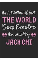 As A Matter Of Fact The World Does Revolve Around My Jack Chi: Lined Journal, 120 Pages, 6 x 9, Jack Chi Dog Gift Idea, Black Matte Finish (As A Matter Of Fact The World Does Revolve Around My Jack Chi Journal)