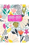 2020-2021 Two Year Planner: Simple Calendar Year Vision Planner (January 2020 - December 2021) - Monthly and Weekly Schedule Organizer and Journal - Art Cover 00023187