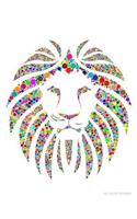 Leo Journal Notebook: Colorful Leo the Lion Zodiac Journal, Horoscope July 23-August 22, 8.5 X 11, 100 Pages Wide Rule