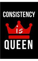Consistency Is Queen: Blank Line Journal