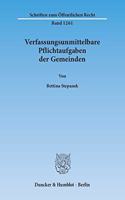 Verfassungsunmittelbare Pflichtaufgaben Der Gemeinden