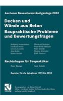 Aachener Bausachverständigentage 2002