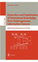 Extraction and Exploitation of Intensional Knowledge from Heterogeneous Information Sources