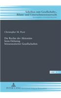 Die Rechte Der Aktionaere Beim Delisting Boersennotierter Gesellschaften