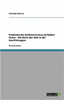 Probleme des Unilateralismus im Nahen Osten - Die Rolle der USA in der Konfliktregion: (German)