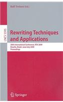 Rewriting Techniques and Applications: 20th International Conference, Rta 2009, Brasília, Brazil, June 29 - July 1, 2009 Proceedings