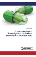 Pharmacological Investigation of Bacopa Monniera- A Wonder Herb