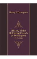 History of the Reformed Church at Readington 1719-1881