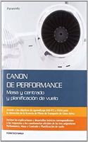 Canon de performance: masa y centrado y planificacion de vuelo