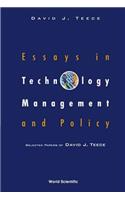Essays in Technology Management and Policy: Selected Papers of David J Teece