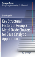 Key Structural Factors of Group 5 Metal Oxide Clusters for Base Catalytic Application