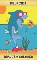 Delfines - Colorea Y Dibuja