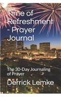 Time of Refreshment - Prayer Journal