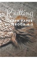 Knitting Graph Paper Notebook: Keeping Your Knitting Projects Organised
