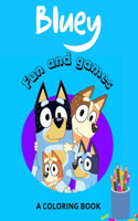 Bluey Coloring Book