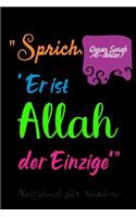 Notizbuch für Muslime