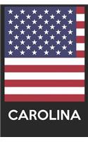 Carolina: - Blank Page Journal - With No Lines - (Diary, Notebook)