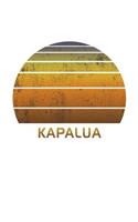 Kapalua: Maui Hawaii Dot Grid Notebook Paper For Work, Home Or School. Vintage Dotted Paper Note Pad For Bullet Style Journaling.