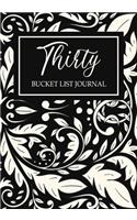 Thirty Bucket List Journal