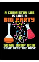 A Chemistry Lab Big Party Some Drop Acid Some Drop the Base