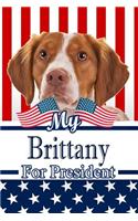 My Brittany for President: 2020 Election Isometric Dot Paper Notebook 120 Pages 6x9