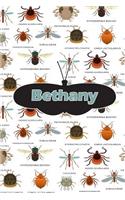 Bethany: Bug Insect Comic Book Notebook Journal Book 120 Pages 6x9