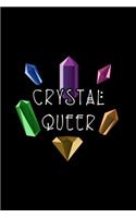 Crystal Queer Gay Pride Notebook: Lined Journal