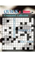 Quick Crossword Collection: Crossward Puzzles, Easy Puzzles and Brain Games Includes Word Searches Find the Differences For All Ages!