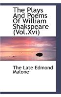 The Plays and Poems of William Shakspeare (Vol.XVI)