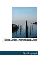 Asiatic Studies, Religious and Social