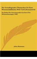 Die Grundlegenden Thatsachen Zu Einer Wissenschaftlichen Welt Und Lebensansicht: Ein Boden Der Gemeinsamkeit Im Streit Der Weltanschauungen (1902)(German)