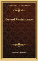 Harvard Reminiscences