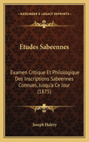 Etudes Sabeennes