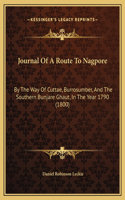 Journal Of A Route To Nagpore