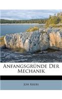 Anfangsgründe Der Mechanik